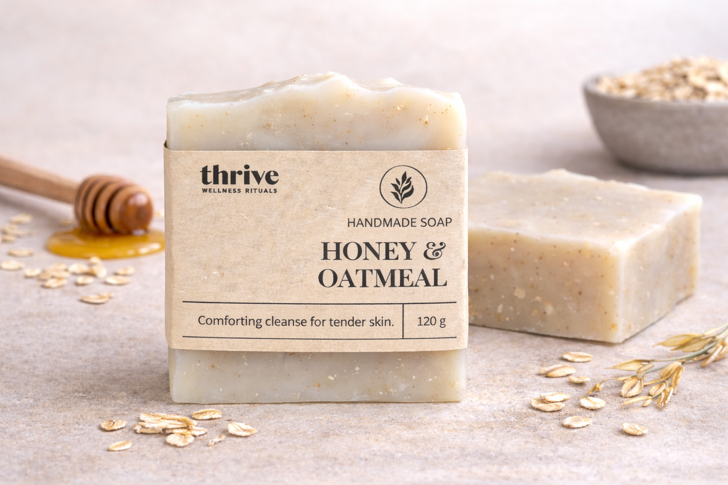 Honey & Oatmeal Soap Bar