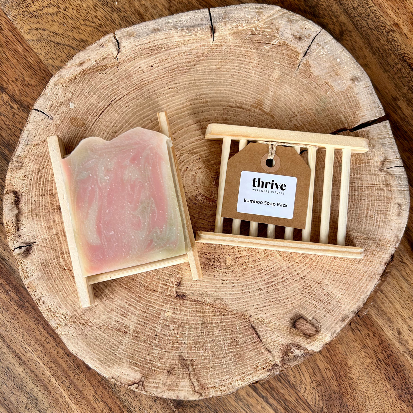 Bamboo Soap Rack