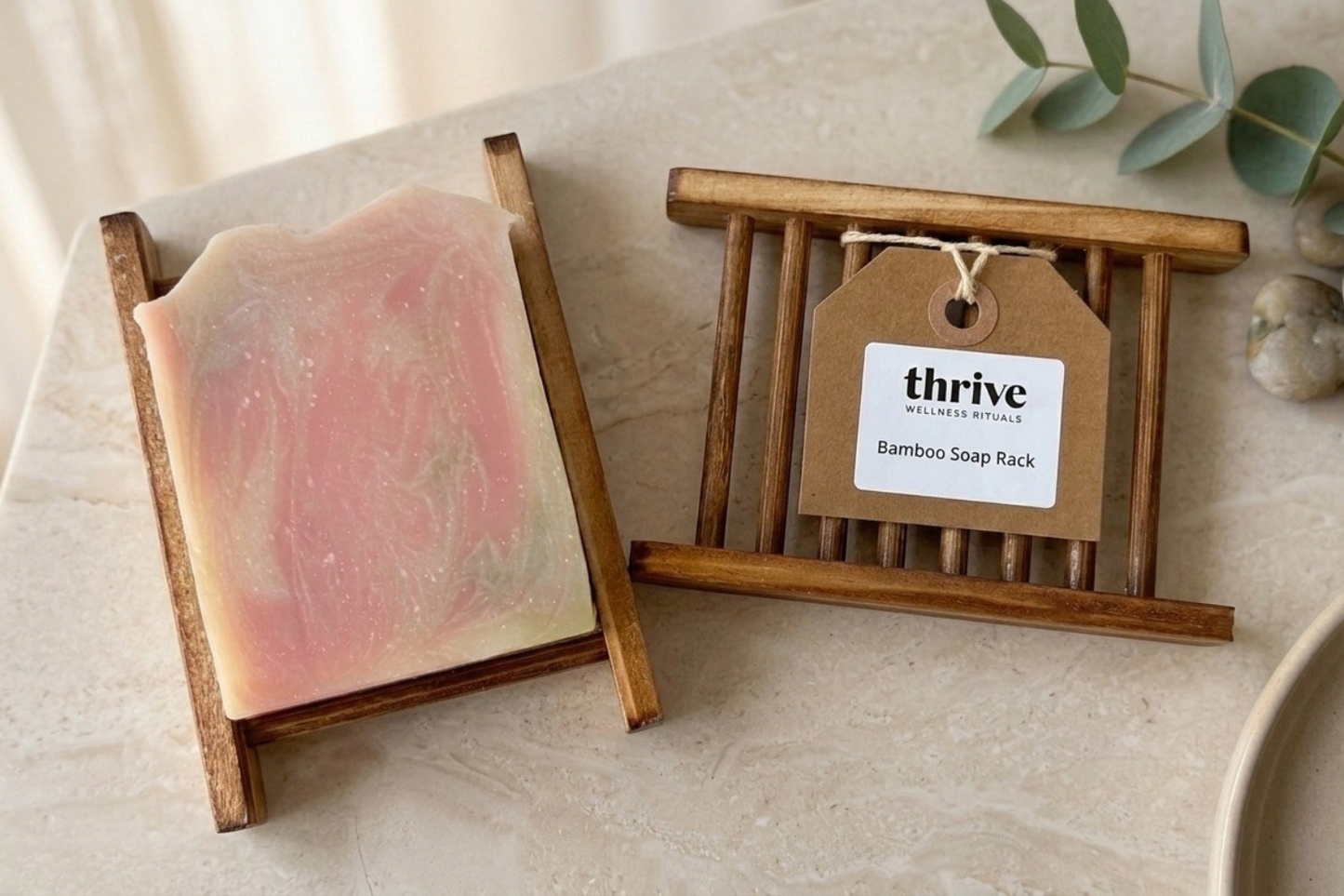 Bamboo Soap Rack