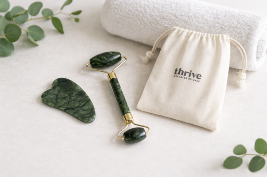 Jade Facial Roller & Gua Set
